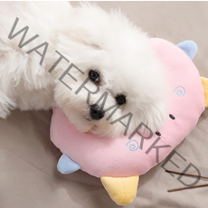 강아지 꿀잠 돼지 베개, 핑크