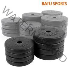 조립식 PVC 바벨 원판 1kg 1 5kg 2kg 2.5kg 3kg 5kg 7.5kg 10kg 경량 원판 25mm 아령 덤벨 역기봉 바벨바, 7.5KG - 2개 (15Kg)