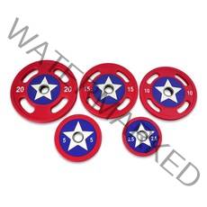 캡틴 우레탄원판 20kg I 방패 중량원판 바벨원판