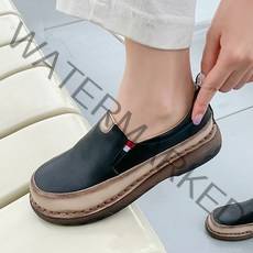 제이슈 여성용 소가죽 네인 컴포트 슬립온 3cm