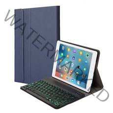 블루투스키보드 태블릿 케이스, Galaxy Tab S7 11 T870/T875, 블루, 백라이트 키보드