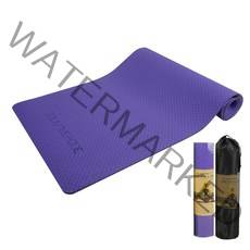 영미네 센터라인 TPE 요가매트 + 보관스트랩 가방(6mm), 6미리 원톤 바이올렛