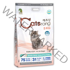 캐츠랑 NEW 전연령 올라이프 고양이 건식사료, 닭+참치, 5kg, 1개