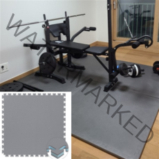 홈짐 대형 퍼즐매트 홈트 홈짐매트 홈짐바닥 헬스장 메트 체육관, 회색