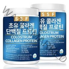 순수식품 초유 콜라겐 단백질 프로틴 쉐이크 2통(1000g) 파우더 분말 가루 보충제, 500g, 2통