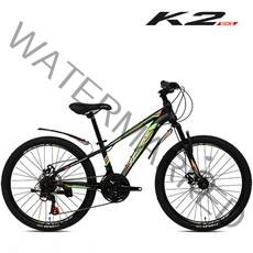 2021 K2BIKE MTB자전거 로건AL 24인치 시마노21단 조립별도, 로건AL 24인치 블랙+네온, 조립+사은품C