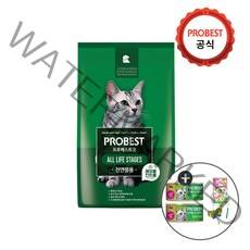 [공식] 프로베스트 캣 전연령 고양이사료 모음 헤어볼 케어 추가 사은품증정 프로베스트캔 카샤카샤뵹, 15kg+프로베스트캔2개+카샤카샤뵹