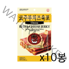 [코주부B&F] 코주부 치즈육포 70g x 10봉 안주(무료배송)