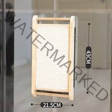 고양이 스크래쳐 수직 긁는 포스트 나무 내구성 비 비듬 고양이 장난감 치유 및 지루함 완화-159050, 옵션12