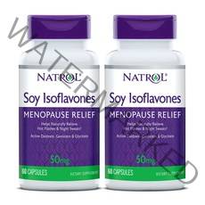 Natrol 소이 아이소플라본 50 mg 60 캡슐, 2개묶음