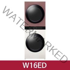 LG전자 LG 트롬 워시타워 오브제컬렉션 네이처 클레이 브라운 + 네이처 그린 W16RG / JJ, W16ED 네이처 베이지 + 네이처 레드우드