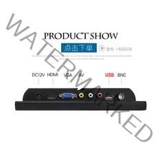 체리 7/8/9.7/10.1 인치 휴대용 미니 모니터 HDMI, 8인치 4 in 1 + USB + 오_패키지 A