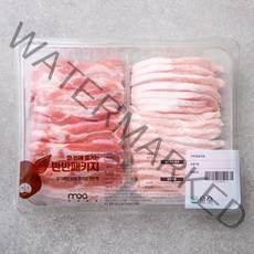 모아미트 캐나다산 보리먹인 암퇘지 삼겹 항정살 반반팩 구이용 (냉장), 1kg, 1개