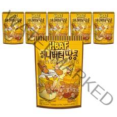 HBAF 허니버터 땅콩, 6개, 120g