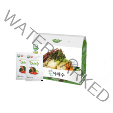 100% 유기농 야채수 기적의 야채스프 암환자에 좋은주스 장인어른 장모님 부모님 어르신 선물 110ml, 60포