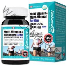 네추럴라이즈 멀티비타민 앤 멀티미네랄 포맨, 90정, 1개