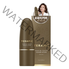 테라픽 헤어 리-터치 커버스틱 8g, 1개, 브라운