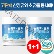 산양유 단백질 분말 초유 단백질 100% 식약처 HACCP 뉴트라업, 1+1 (총2통)