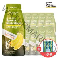 정품->코오롱 퍼펙트 파워젤 에너지젤 12포 (바나나맛)(자전거 마라톤 등산 베드민턴 수영 스포츠 운동 보충 보조제), 정품인증 - 구매시 12ea 발송 +(사은품)