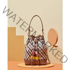 22FW [DAKSXDISNEY]브라운 미키마우스 가죽배색 버킷백 DCBA2F962W2