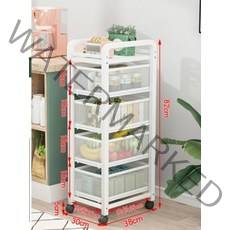 주방 이동식 카트 미니 트롤리 미드센츄리 trolley aoliviya 회전 스토리지, 8