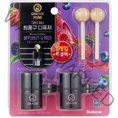 그라스 차량용 통풍구 디퓨저 10ml, 블랙베리 앤 체리, 2개