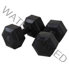이고진 블랙육각 덤벨 아령, 3kg, 2개