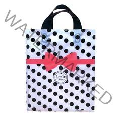 MAME 리본땡땡이 쇼핑백, 혼합색상, 50개