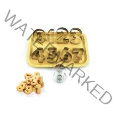 숫자쿠키커터 9P 모양틀 쿠키틀 베이킹 스텐레스 쿠키