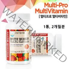 여성 종합비타민 영양제 멀티비타민 앤 미네랄 비타민B 판토텐산 비타민C 엽산 여자 포우먼 20대 30대 40대 50대 50+ 60대 실버 가족 추천 비타민k 요오드 없는 식약처인증, 1통, 1통당 60정