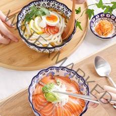 메종오브제 프라카 라면기 2p 세트 B, 블루데이지,프리지아, 1세트