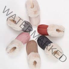 구디푸디 겨울 여성 방한 털 실내화 사무실 슬리퍼