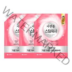 LG생활건강 자연퐁 스팀워시 주방세제 애플향 1L x 3개, 1세트