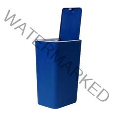 홈스웰 ONE BIN 원터치 인테리어 휴지통 8L, 딥블루, 1개