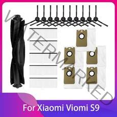 샤오미로봇청소기 소모품 샤오미 Viomi S9 로봇 진공 청소기 HEPA 필터 먼지 봉투 천 걸레 사이드 메인 브, 14 set 12