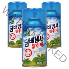 청개구리티에프씨 담배냄새 탈취제 페퍼민트향 본품, 3개
