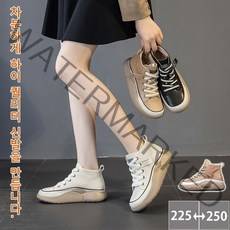 여성키높이 통굽앵글부츠 미드탑운동화 가죽 로퍼 구두 여성 슬립온 스니커즈 단화