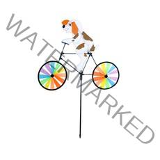 파티쇼 정원용 바람개비 자전거타는강아지, 혼합 색상, 1개입