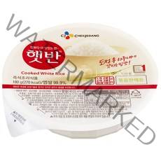 햇반 백미밥, 180g, 15개