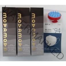 모다모다 프로체인지 새치 갈변 블랙샴푸 300g x 3개 +헤어브러쉬1개 증정+마스크증정KF94 새부리 증정