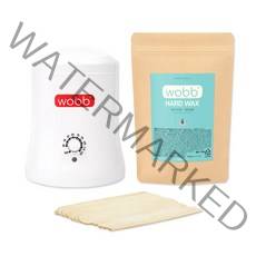 와브 블루아줄렌 슬림 왁싱워머기 풀세트 (왁스150g+워머기+스파츌라 세트) 셀프왁싱 하드왁스, 1세트