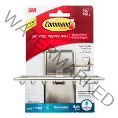 3M 코맨드 메탈 비누 케이스 BATH34-SN-ES, 1개