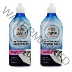 [roder] LG 자연퐁 스팀워시 식기세척기 세제x2 헹굼제 린스, 스팀워시 식기세척용헹굼제500ml x 2