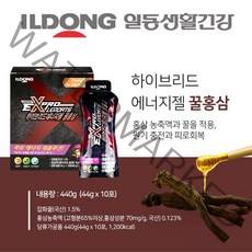 일동 에너지젤 파워젤 6가지맛 마라톤 자전거 수영 헬스, 1box, 일동파워젤 꿀홍삼(10포1박스)