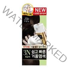 미쟝센 쉽고 빠른 거품 염색약(3N 흑갈색)무배 염모제, 3N 흑갈색, 5개
