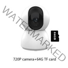 아파트현관cctv 현관문 앞 강아지 홈캠 1080p tuya smart mini 카메라, 64GB 카드로 1mp, 영국 플러그
