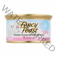 팬시피스트 키튼 텐더 흰살생선 고양이 주식캔, 생선, 85g, 3개