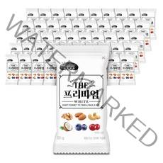 [하루견과]더프리미엄화이트30gX50봉/호두 아몬드 코코넛칩 블루베리 견과류 하루견과