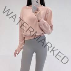 로라벨 라라 맨투맨 필라테스복 요가복 스웻셔츠