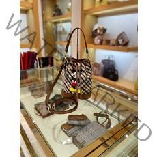 [DAKSXDISNEY]브라운 미키마우스 가죽배색 버킷백 DCBA2E962